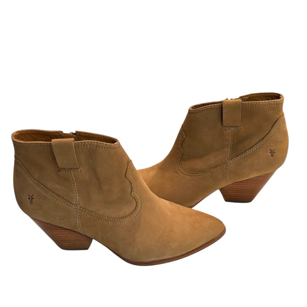 Frye Like New Reina Leather Ankle Boots